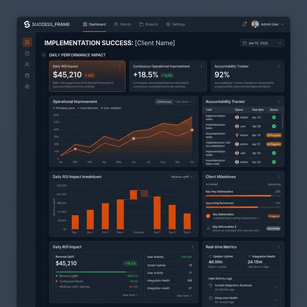 MarginManifest owner command center with KPIs and compliance